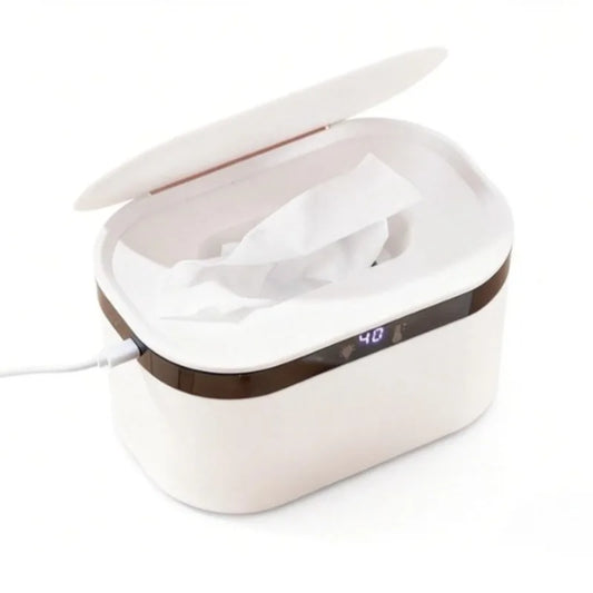 Portable USB Baby Wipes Warmer | 5-Level Temp & Night Light Baby Wipes Warmer Peaceful Pleasures Health and Wellness
