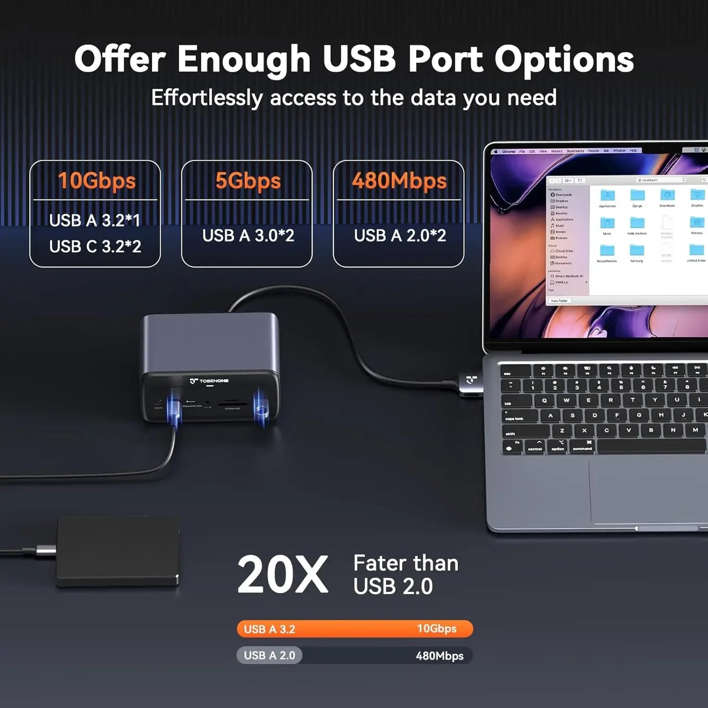 Dual 4K@60Hz USB-C Docking Station with 16-in-2 Ports, 100W GaN Power, 2.5Gbps Ethernet for MacBook Peaceful Pleasures Health and Wellness