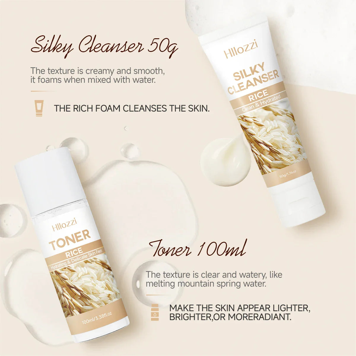Rice Extract Brightening & Moisturizing Face Cream 290ml