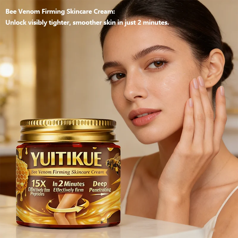 Yuitikue Bee Venom Firming Skincare Cream, 15X Peptides Deep Penetrating for 2-Minute Effective Firming & Skin Care Peaceful Pleasures Health and Wellness
