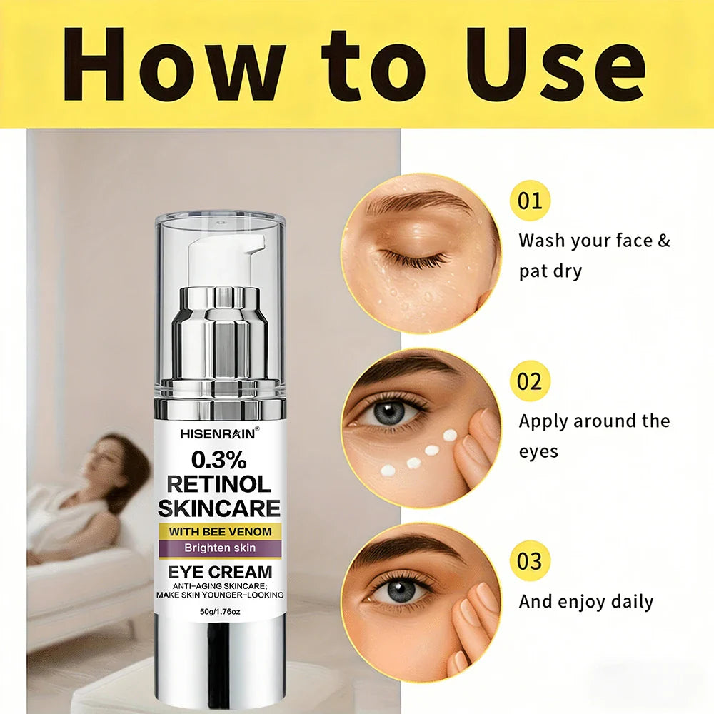 HISENRAIN Retinol Brightening Eye Cream – Anti-Aging 50g