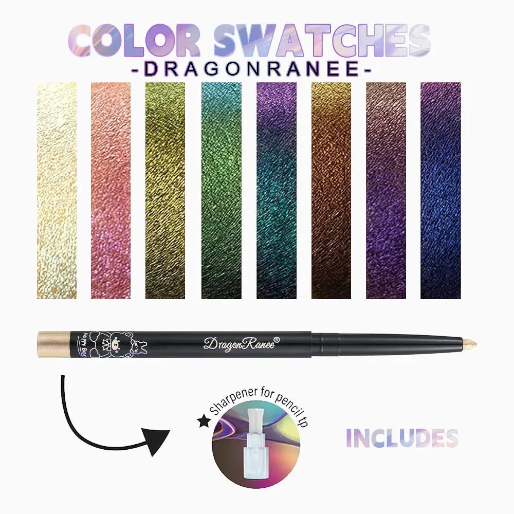 Dragon Ranee Glitter Chameleon Eyeliner Pencil | Waterproof Chrome