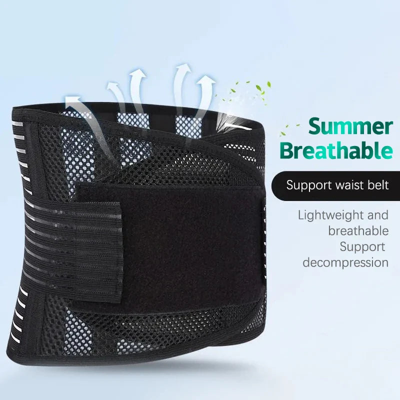 Breathable Lumbar Support Belt with 5 Stays | Men & Women