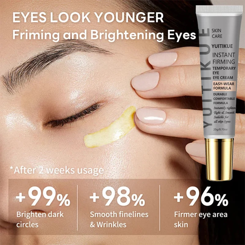 YUITIKUE Instant Firming Temporary Eye Cream | Easy-Wear Durable Formula For Instantly Tight & Smooth Eye Skin 20g Peaceful Pleasures Health and Wellness