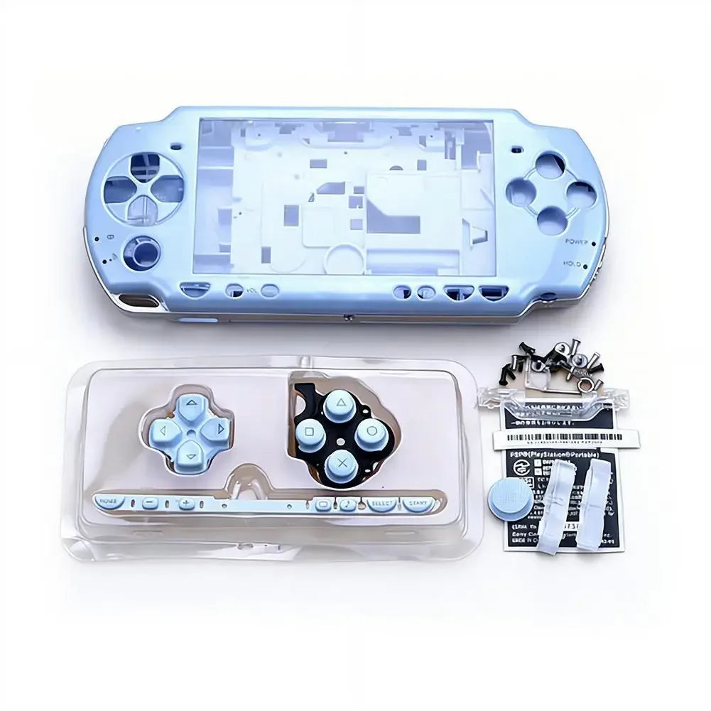 With Buttons Screws Kit Protective Case Kit Full Housing Shell Console Replacement for PSP 2000 With Precise Hole Alignment Peaceful Pleasures Health and Wellness