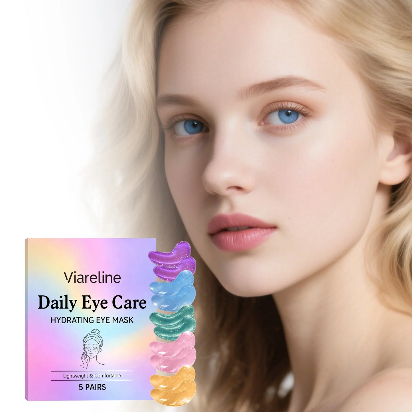Hyaluronic Hydrating Eye Mask Relieve Eye Fatigue Remove Dark Circles Eye Bags Smoothing Wrinkles Moisturizing Firming Eye Mask Peaceful Pleasures Health and Wellness