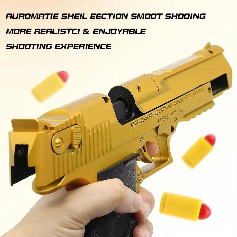 Shell Ejection Desert Eagle Toy Gun Toy Pistol For Kids Boys Great Birthday Gift For Age 14+ Peaceful Pleasures Health and Wellness