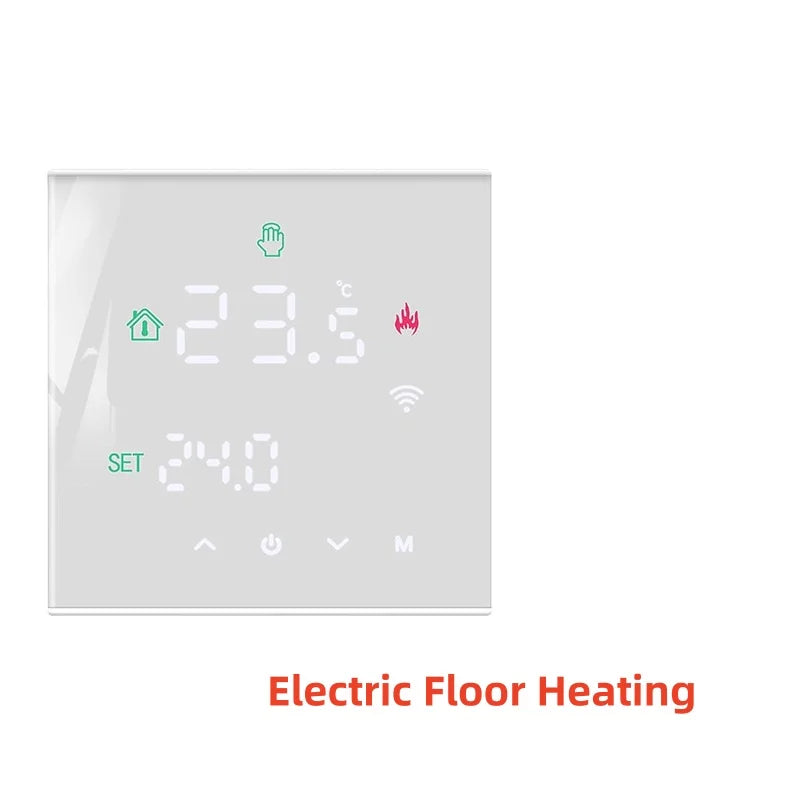 Tuya Thermoregulator WIFI Warm Water Floor Heating Thermostat Electric Heating Temperature Controller For Google Home Alexa Peaceful Pleasures Health and Wellness WIFI-EP-W
