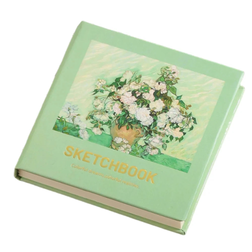 10/21 Grid Watercolor Paint Palette Foldable Mini Paint Pigment Box Waterproof Portable Travel Painting Tray Travel Peaceful Pleasures Health and Wellness Notebook