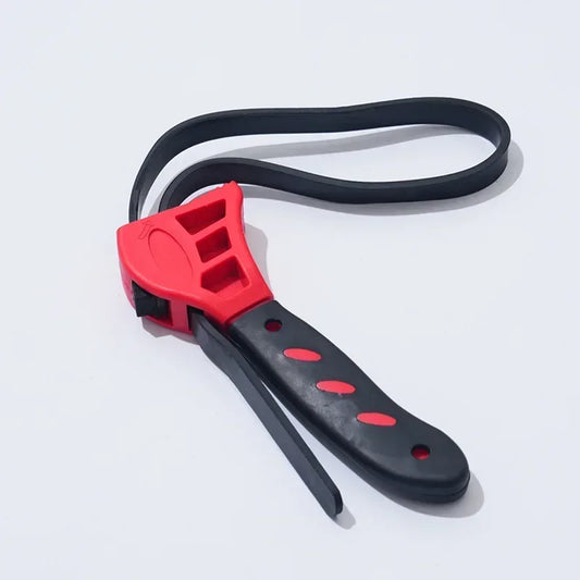 Heavy-Duty Rubber Strap Wrench – Oil Filter & Bottle Opener Strap Wrench Tool Peaceful Pleasures Health and Wellness
