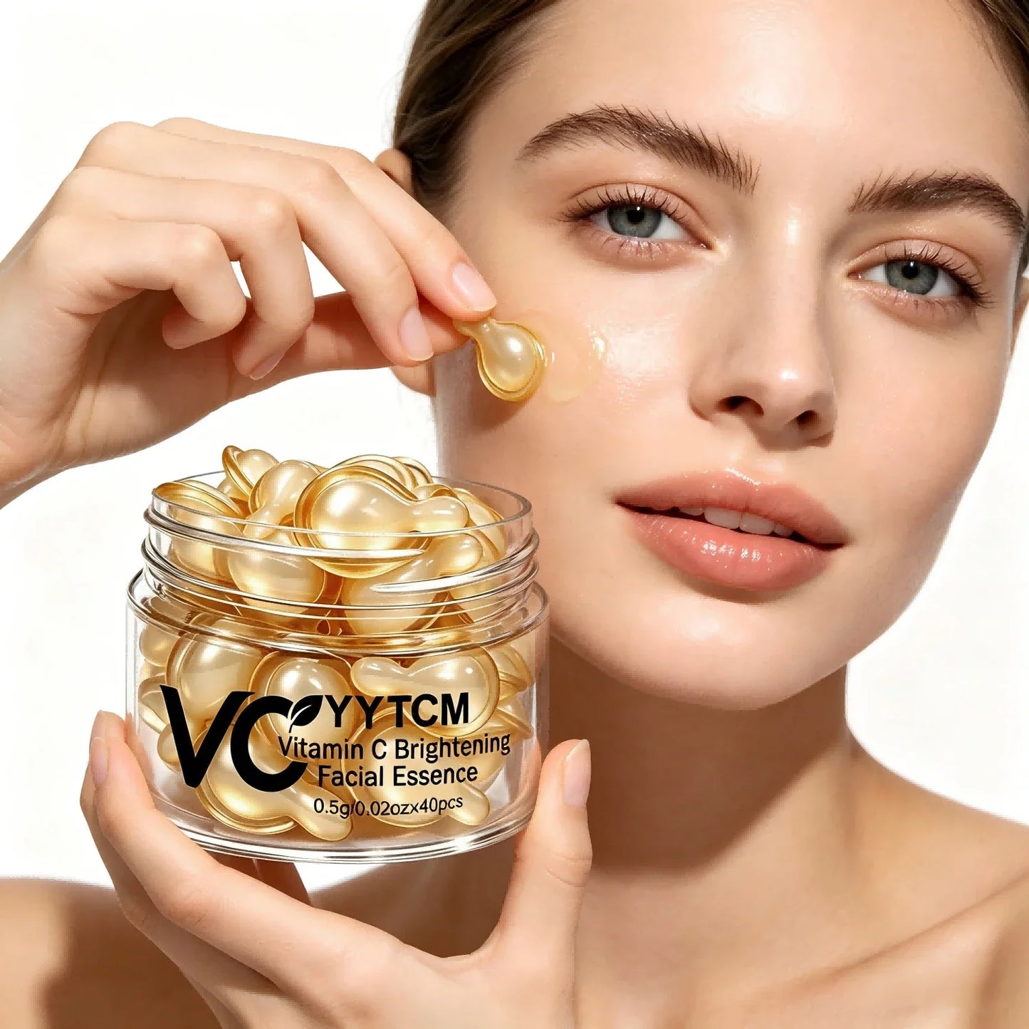 Vitamin C Face Serum Capsules – Retinol, Hyaluronic Acid & Vit E