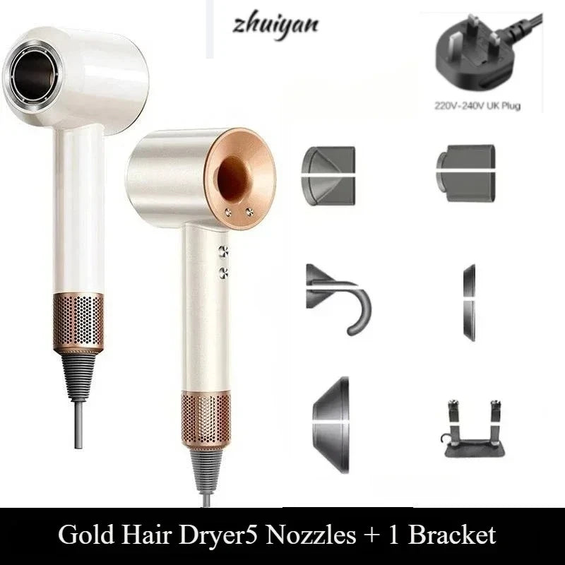 Ionic Bladeless Wall-Mounted Hair Dryer | 1600W Salon Tool