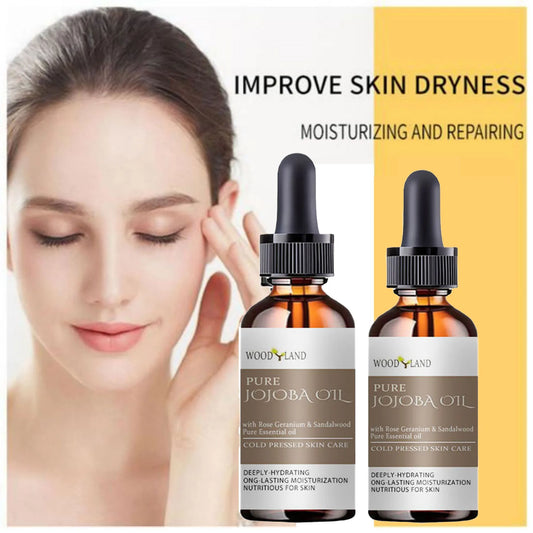 TRSTAY Pure Jojoba Oil Rose Geranium & Sandalwood Face Oil Facial Jojoba Oil Oasis Select 50ML