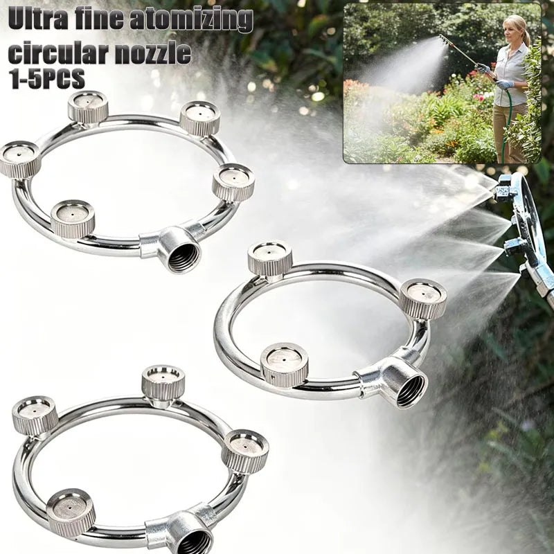 High Pressure Atomizing Spray Nozzles for Garden & Greenhouse