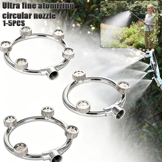 High Pressure Atomizing Spray Nozzles for Garden & Greenhouse Garden Spray Nozzle Peaceful Pleasures Health and Wellness