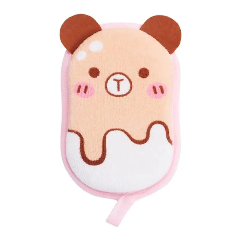 Cartoon Baby Bath Sponge | Soft & Gentle for Newborns 0–3Y
