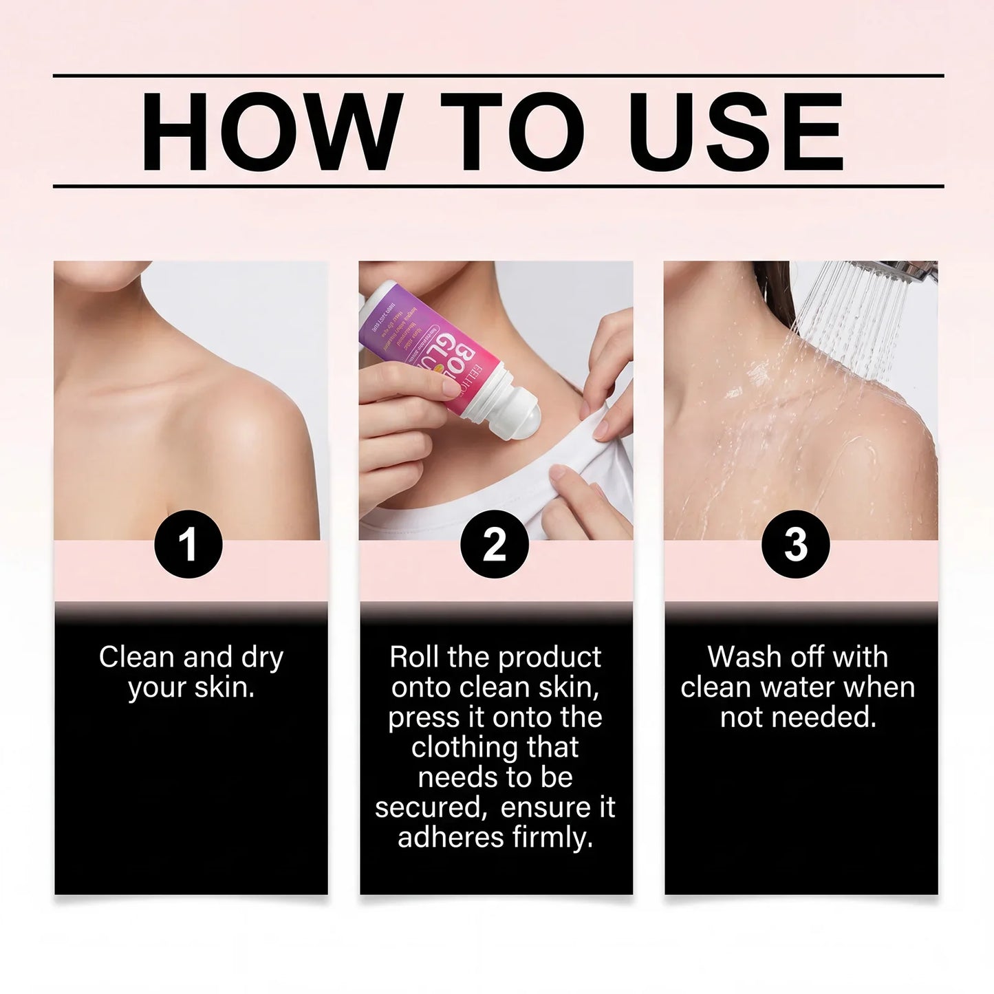 Roller Ball Body Glue – Moisturizing & Non-Sticky | 100ml