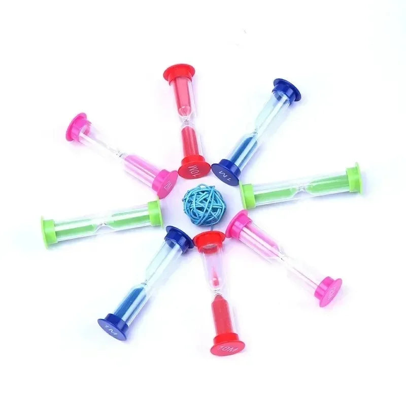 Colorful Sand Timer Hourglass | 30 Sec–10 Min | Home Décor