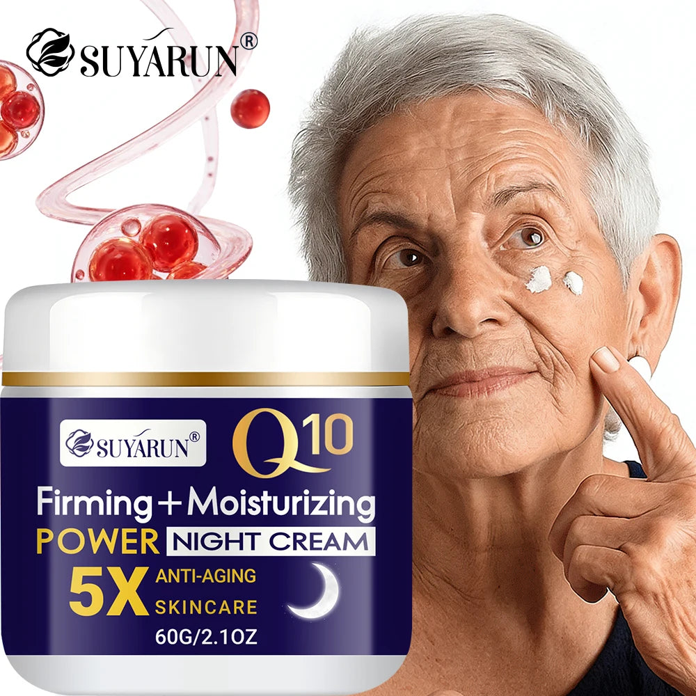 SUYARUN Niacinamide Night Cream for Brightening & Anti-Aging - Deep Moisturizing Facial Cream, Suitable for All Skin Types. Peaceful Pleasures Health and Wellness