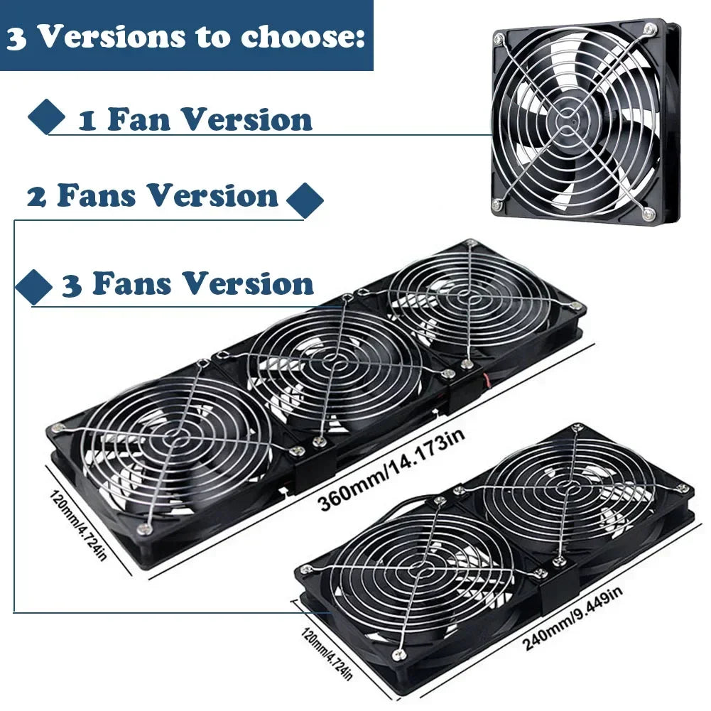 HOMEFISH 220V Exhaust Fan with Remote Control | 120mm Ventilation Cooling Fan Peaceful Pleasures Health and Wellness