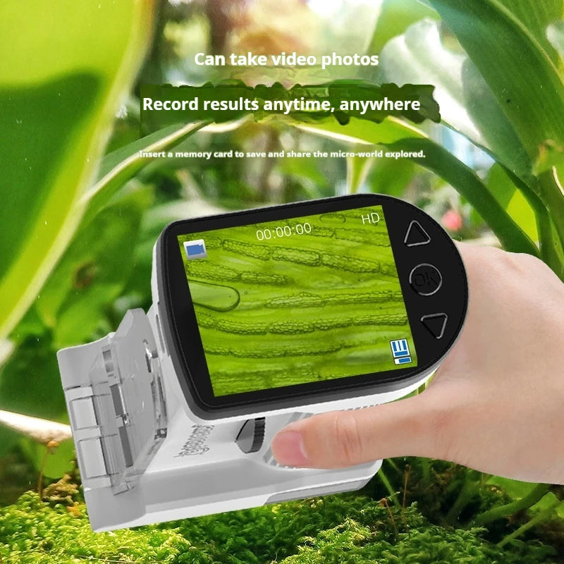 Portable Electron Microscope with Memory Card for Outdoor Photography, Video Recording, Experimental and Educational Toys Peaceful Pleasures Health and Wellness