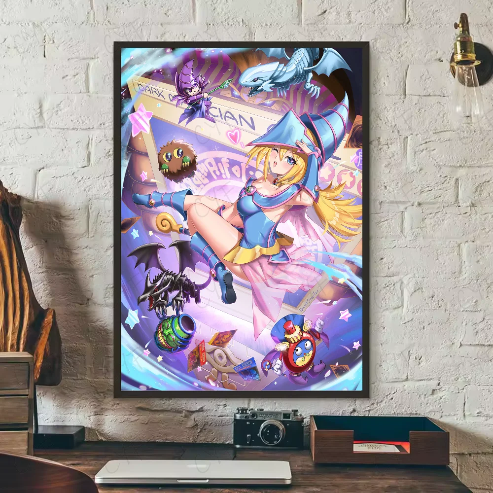 Yu-Gi-Oh! Classic Anime Poster HD Waterproof PVC Wall Art Anime Wall Poster Peaceful Pleasures Health and Wellness z16 30X40cmNoframe
