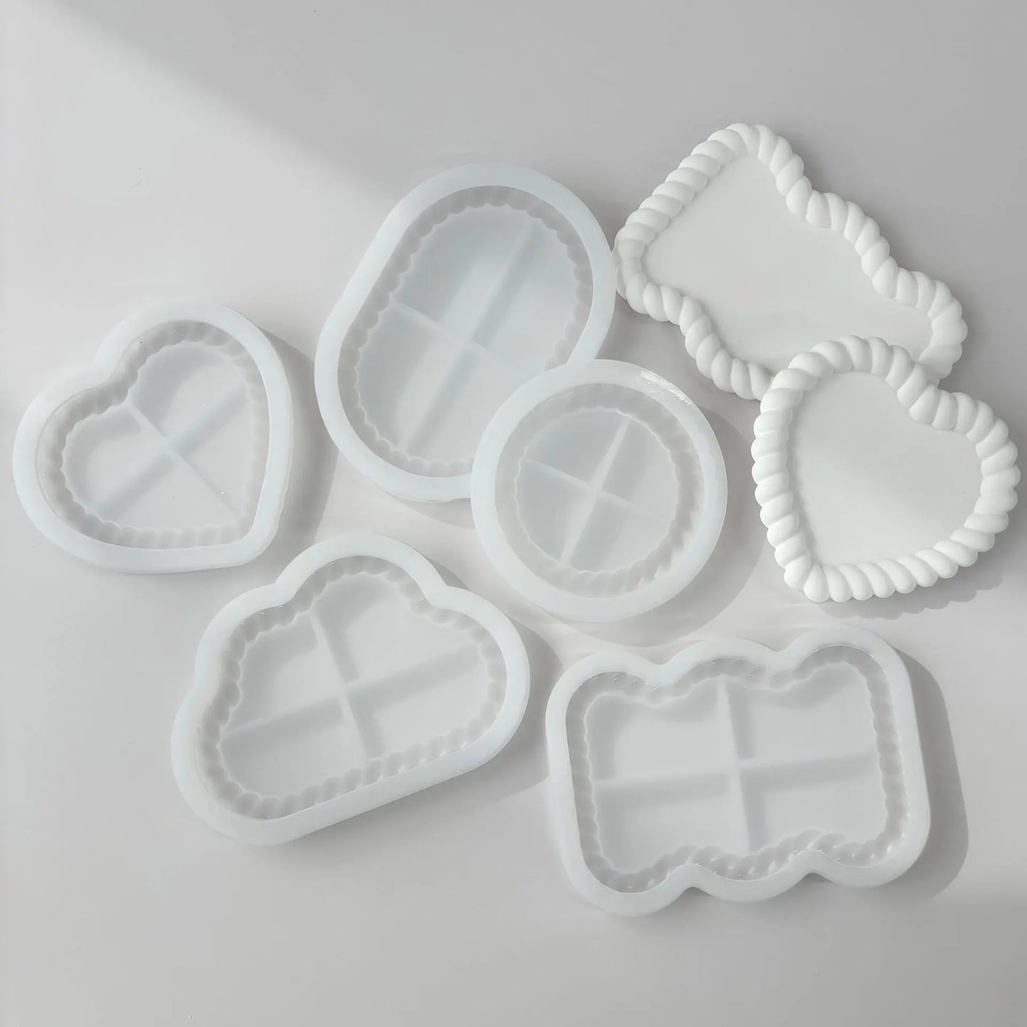 Bubble Tray Silicone Mold – Resin, Plaster & Coaster DIY Casting