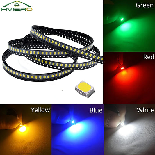 3020 SMD Ultra-Bright LED Chips 100/500pcs | Multi-Color Diodes SMD LED Chips Oasis Select
