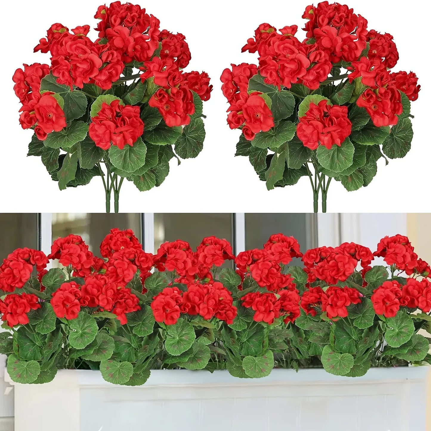 Silk Begonia Artificial Flowers UV-Resistant – Wedding & Garden