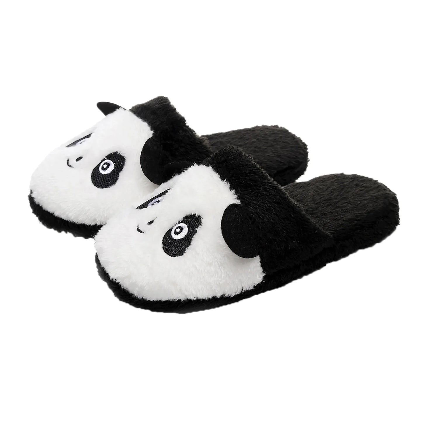 Cute Panda Plush House Slippers | Soft Non-Slip Fleece Winter