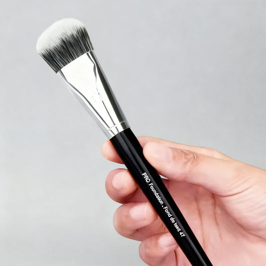 Flat Foundation & Concealer Brush – Ergonomic Handle Foundation Makeup Brush Peaceful Pleasures Health and Wellness
