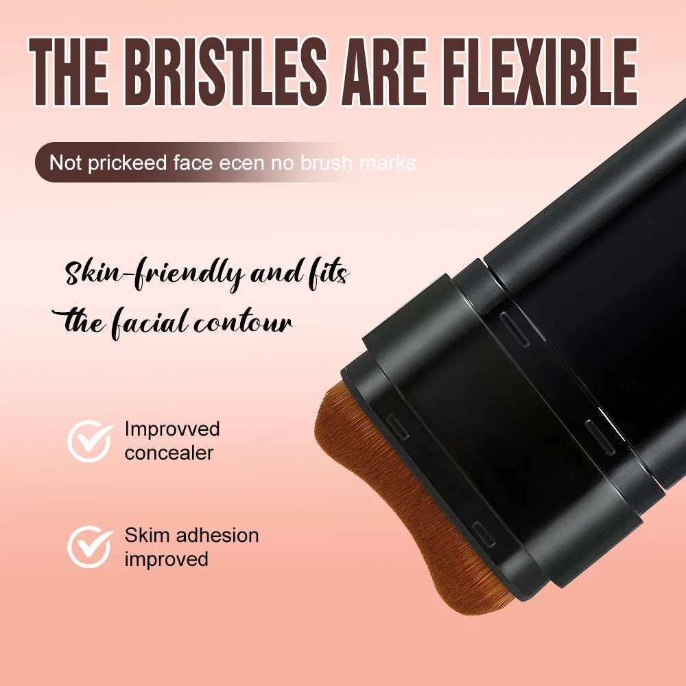 YTRUNS Foundation Stick 20g | Full Coverage Concealer & Brush
