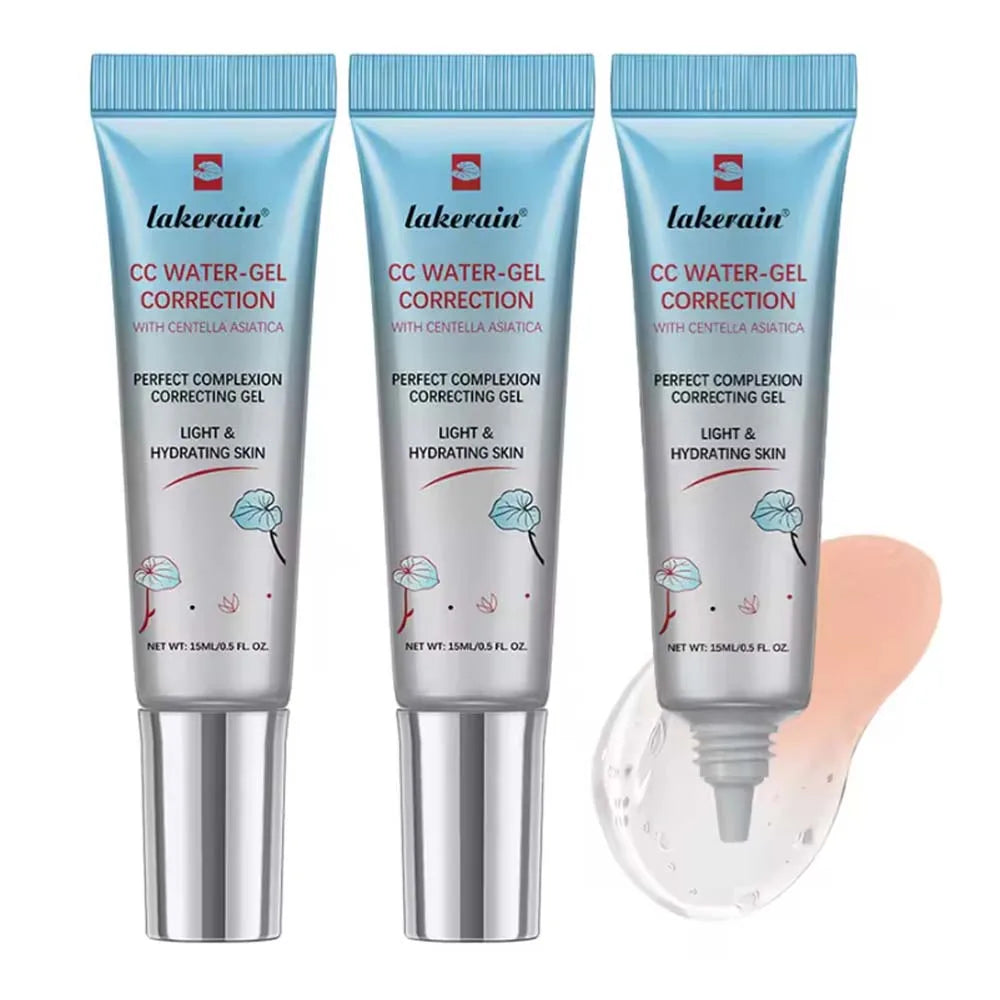 CC Cream Color Changing Liquid Foundation Centella Korean High Coverage Foundation Foundation Cream for Face Base Makeup Peaceful Pleasures Health and Wellness 3pcs 3