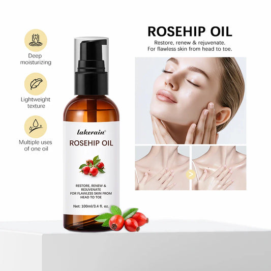 Organic Rosehip Oil 30ml – Face & Body Moisturizer with Retinol Face & Body Oil Oasis Select