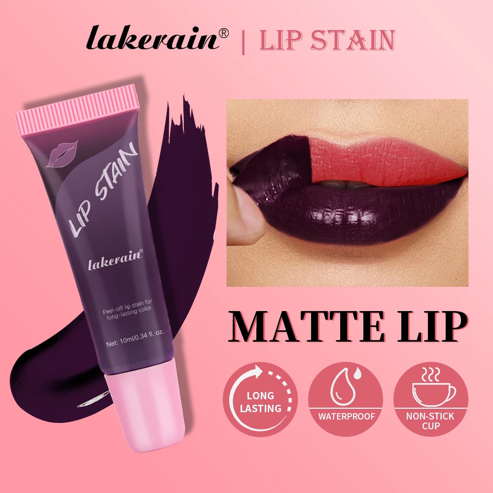 3colors Peel Off Liquid Lipstick Waterproof Long Lasting Tear Lipstick Lip Gloss Women Sexy Makeup Tear Pull Lips Mask Cosmetics Peaceful Pleasures Health and Wellness