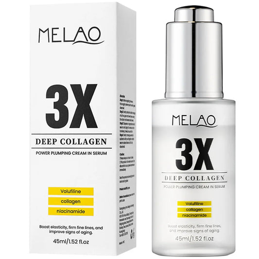 Deep Collagen Volufiline Anti-Wrinkle Serum Hydrating And Moisturizing Double Serum Improves Fine Lines And Skin Elasticity Peaceful Pleasures Health and Wellness