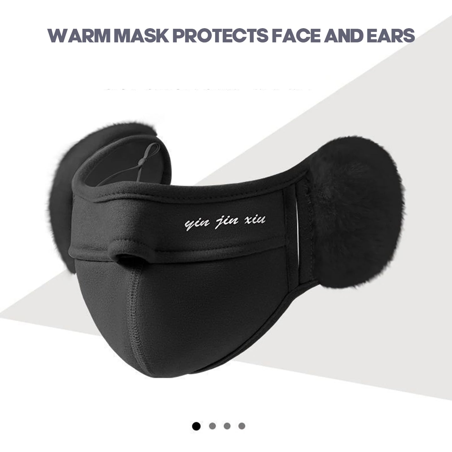 Woman Breathable Half Face Mouth Cover Outdoor Protect Mouth Cover Earmuffs for Cycling Bicycle Motorcycle Peaceful Pleasures Health and Wellness