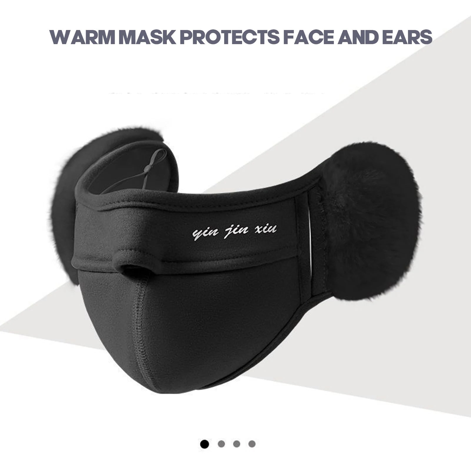 Woman Breathable Half Face Mouth Cover Outdoor Protect Mouth Cover Earmuffs for Cycling Bicycle Motorcycle Peaceful Pleasures Health and Wellness
