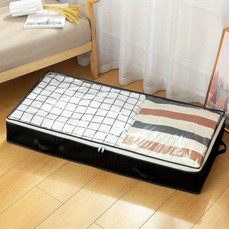 Dustproof Under-Bed Storage Box with Reinforced Handles