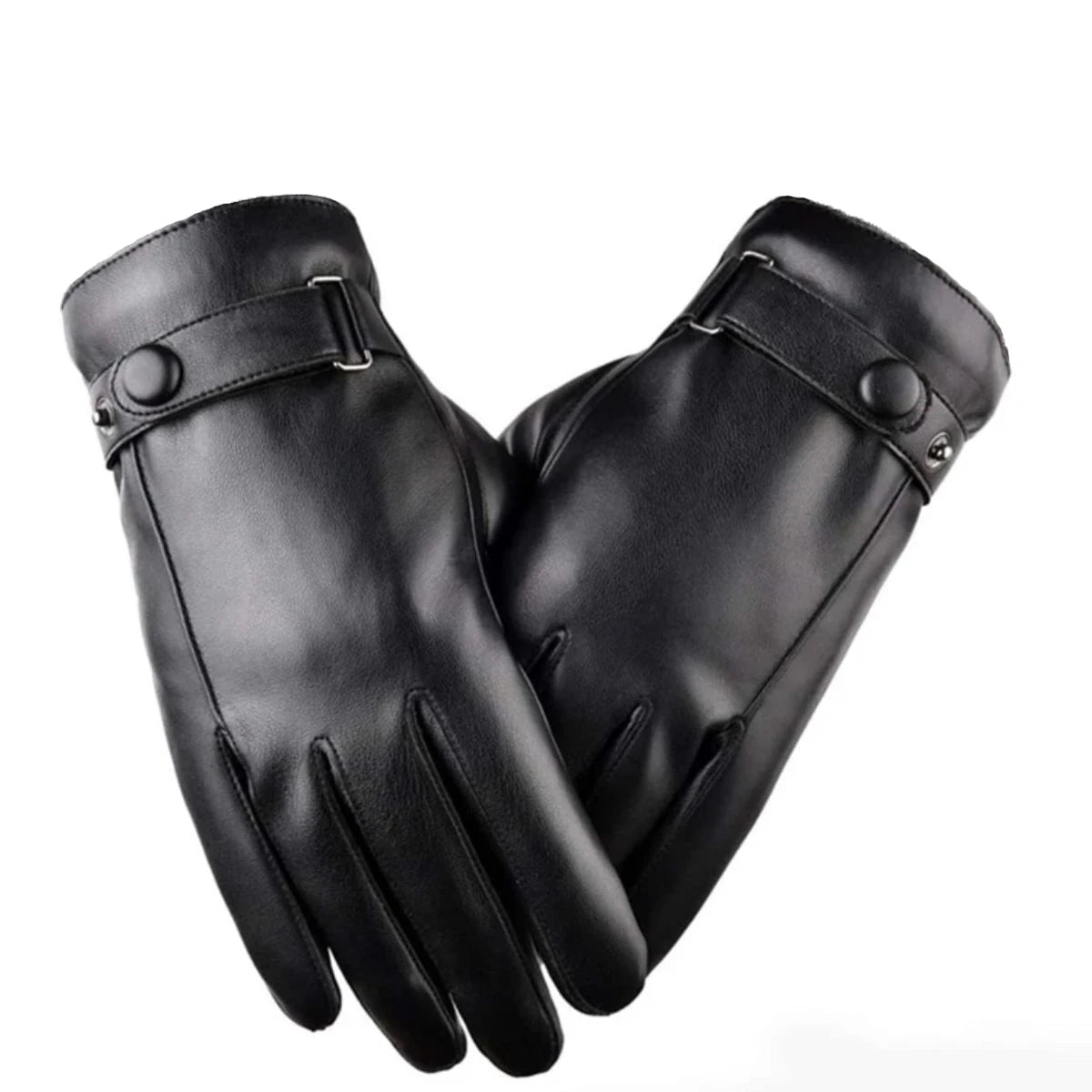 RooRuns PU Leather Touchscreen Motorcycle Gloves | Unisex
