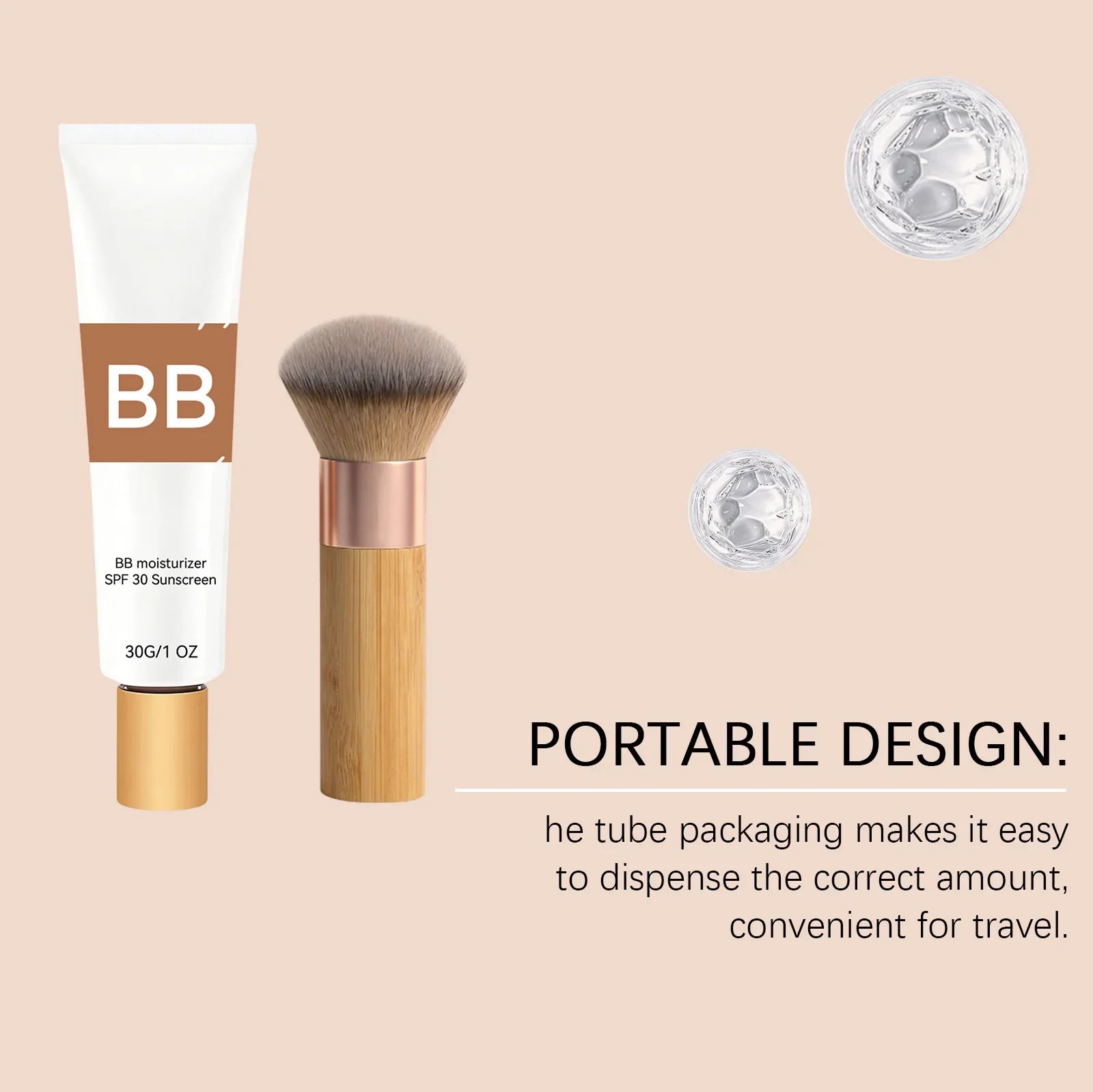 SPF 30 PA+++ BB Cream Sunscreen Concealer & Brightening Kit BB Cream Sunscreen Oasis Select