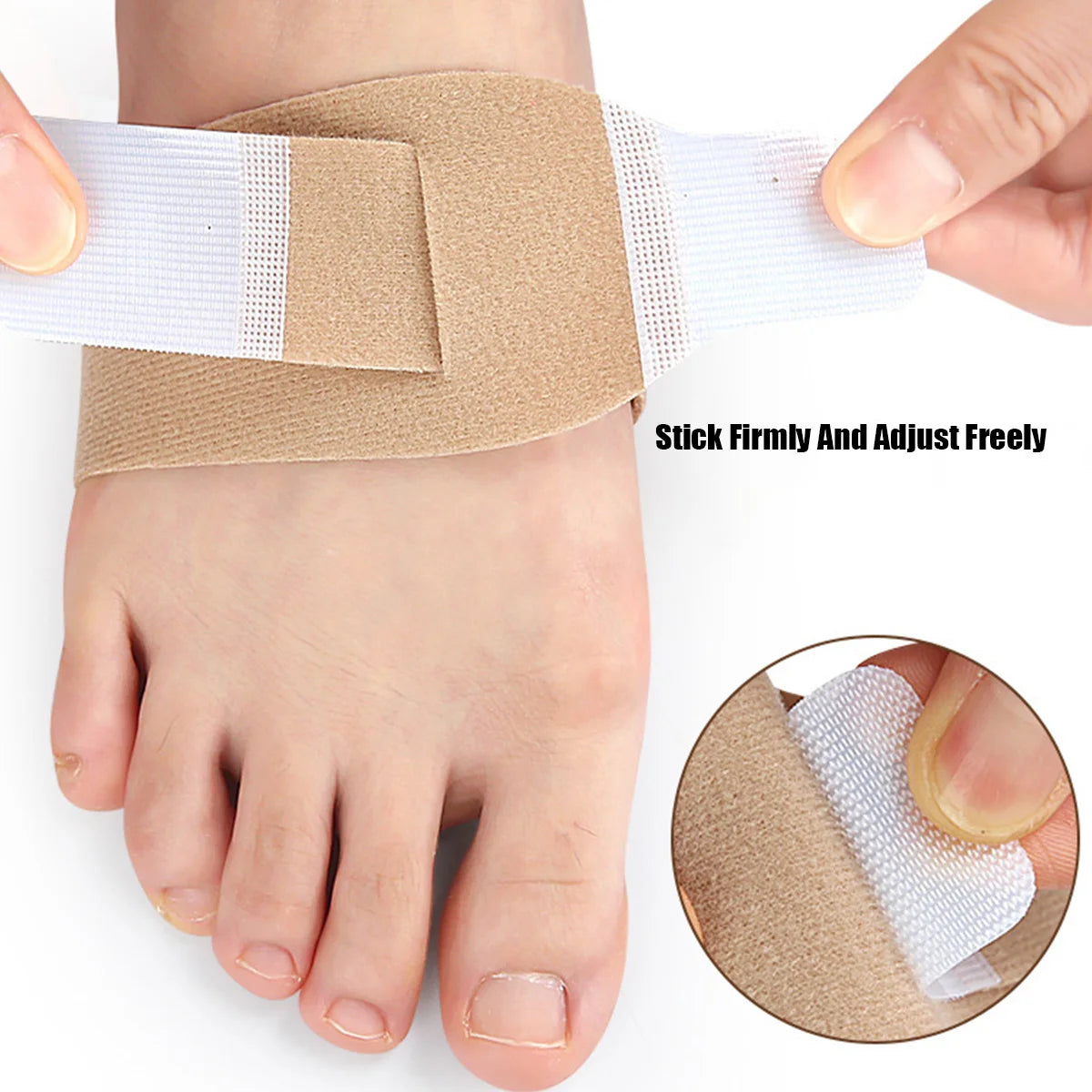One Pair Arch Protection Foot Pad Flat Arch Support Orthopedic Pad With Adjustable Plantar Fascia And Heart Half Size Pad Peaceful Pleasures Health and Wellness