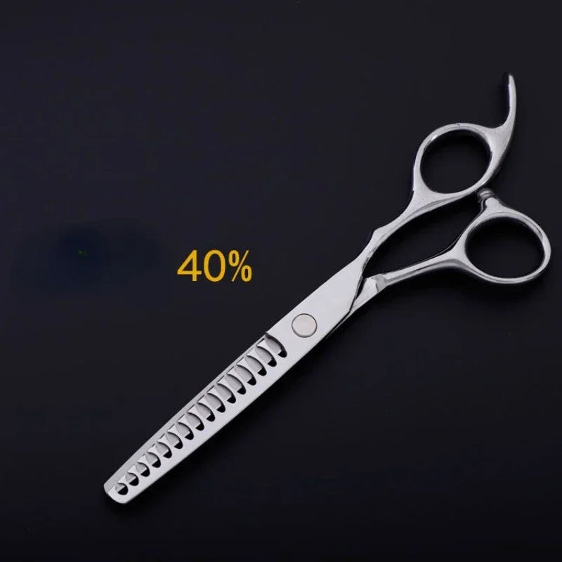 6" Stainless Steel Barber Thinning Scissors | Salon Shears