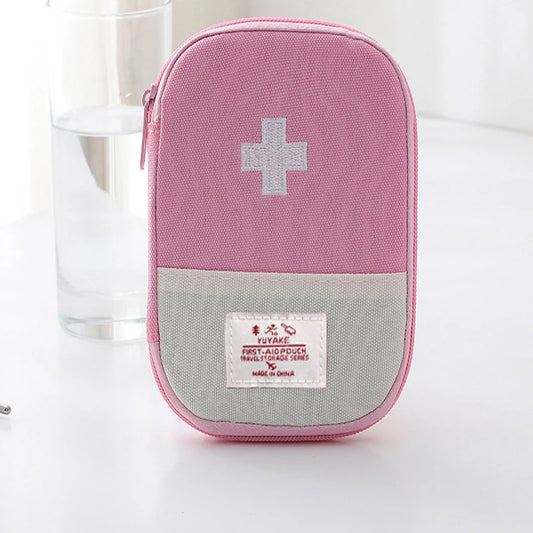 Portable First Aid Kit Bag – Travel, Camping & Hiking First Aid Kit Bag Peaceful Pleasures Health and Wellness pink 13x18cm