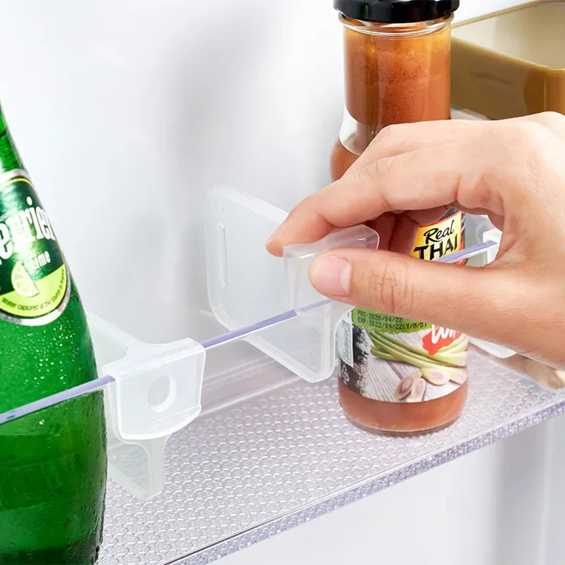 Adjustable Refrigerator Shelf Divider Organizer Splint Clip