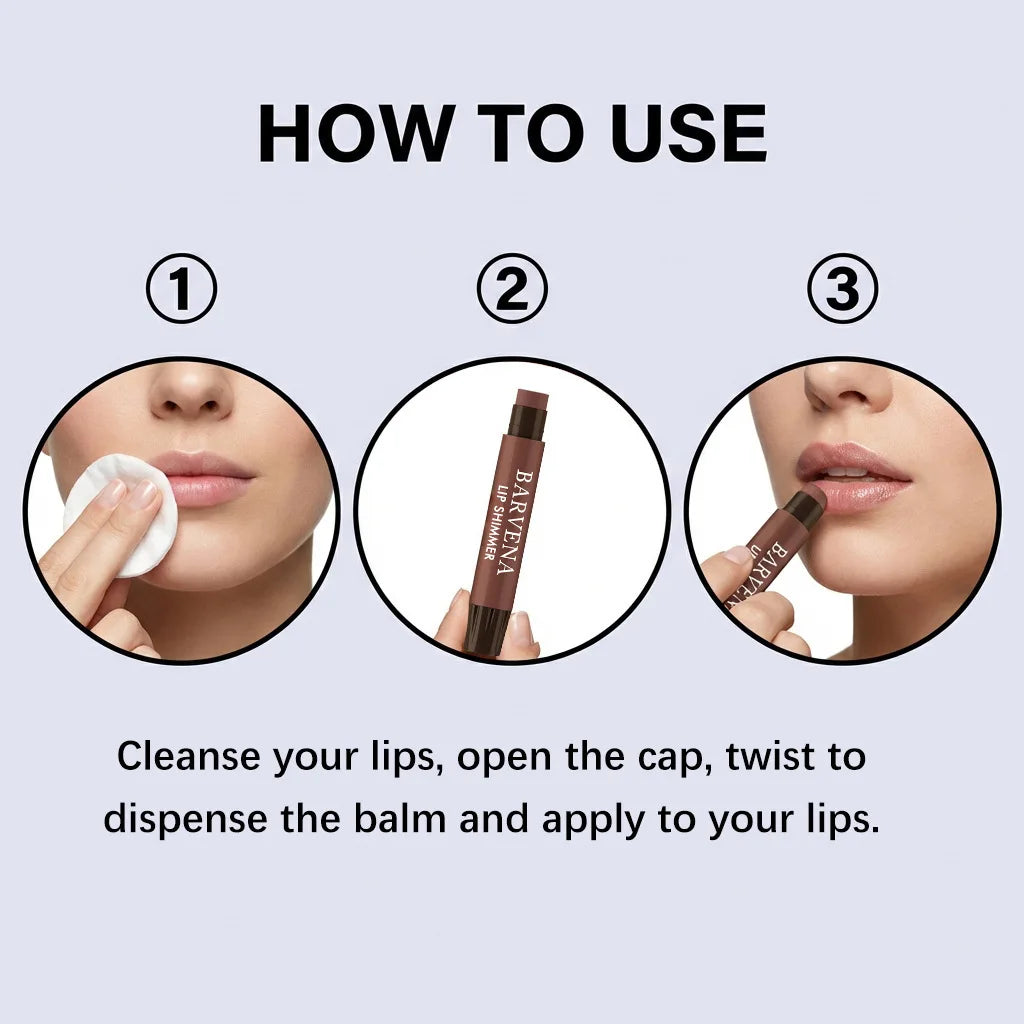 Shimmer Lip Balm – Hydrating, Glossy & Plumping Moisturizer