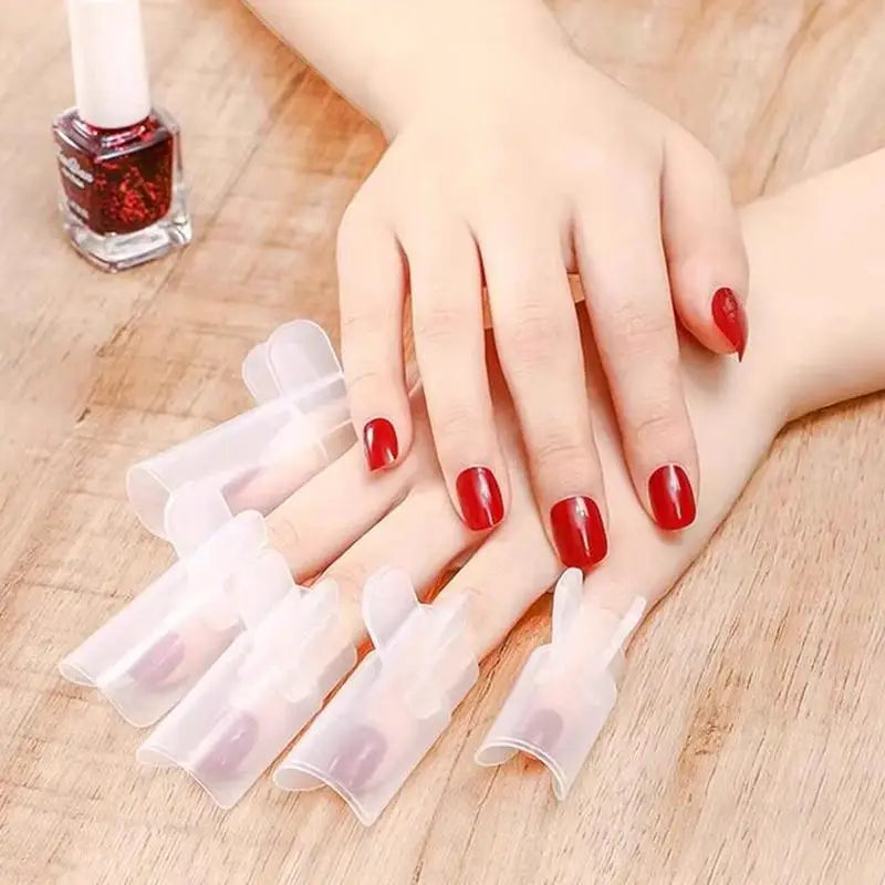 Reusable Transparent Nail Protective Covers 5Pcs | Anti-Scratch