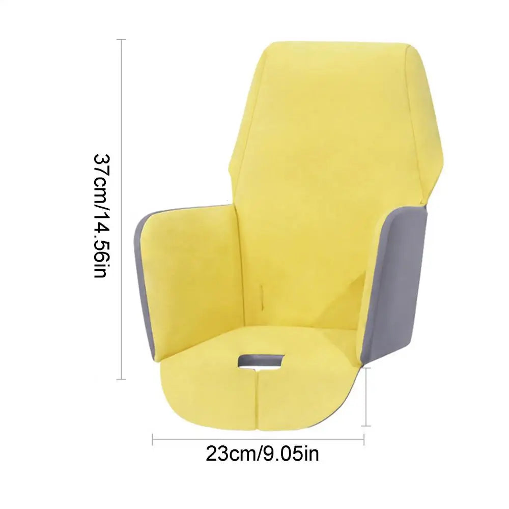 New Baby Cover High Chair Cushions Breathable Pad Liner Baby Cover For Infant Chair Comfortable Cushions Cloth Seat Cover Peaceful Pleasures Health and Wellness Yellow