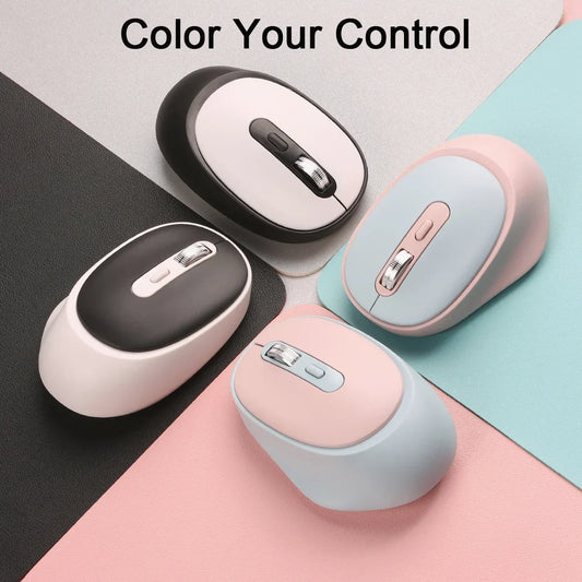 2.4G Wireless Mouse Portable Laptop Mouse Mobile Optical Office Mouse Adjustable DPI Levels for Notebook PC Laptop MacBook Peaceful Pleasures Health and Wellness