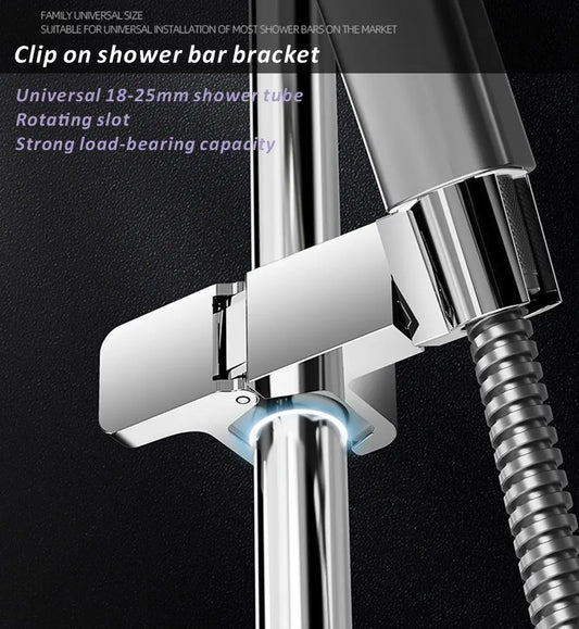 Adjustable Shower Head Holder Bracket for Slide Bar Rail Shower Head Bracket Oasis Select